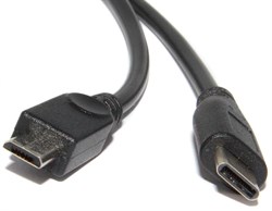 Кабель - переходник с USB 2.0 на Micro USB и USB 3.0 Type-C, для телефонов, камер, плееров