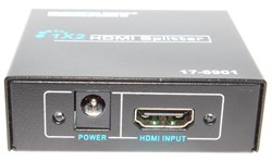 Разветвитель (делитель, сплиттер) HDMI, 1 вход 2 выхода, с питанием