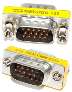 Переходник разъёма VGA - VGA (папа - папа)