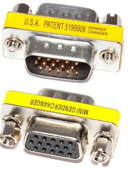 Переходник разъёма VGA - VGA (мама - папа)