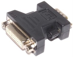 Переходник (адаптер) VGA (m) "папа" - DVI-I (f) "мама"
