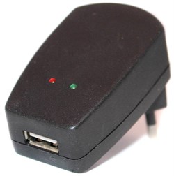 Сетевое зарядное устройство USB, 500mA
