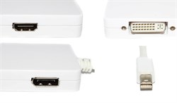 Переходник (адаптер) с Mini DisplayPort (DP) на DVI / HDMI / DisplayPort (DP)
