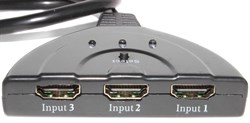 Разветвитель HDMI (сплиттер), 3 входа, 1 выход