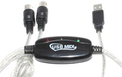 Интерфейс (кабель) USB - MIDI