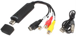Устройство видеозахвата EasyCap USB 2.0 (1 вход+stereo+Svideo)