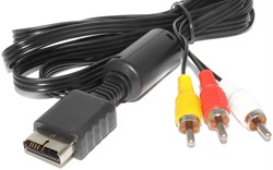 Кабель компонентный (AV TV RCA) для игровой приставки Sony Play Station 1 / 2 / 3 (PS, PS1, PS2, PS3)