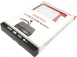 Переходник (кабель - адаптер) с MHL MicroUSB на HDMI / VGA