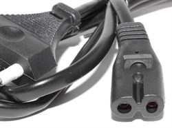 Кабель питания (сетевой шнур), IEC-320-C7 2 pin, 1.8 метра