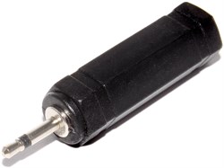 Переходник (адаптер) Jack 6.3 мм "мама" - Micro Jack 2.5 мм "папа", моно