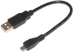 Кабель USB 2.0 - Micro USB (AM - BM), короткий, 20 см