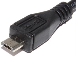 Разъём кабеля USB 2.0 - Micro USB (AM - BM), короткий, 20 см