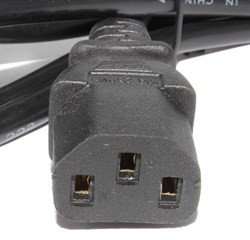 Кабель для блока питания компьютера, 1.5 метра, силовой, в розетку 220V, IEC C13 - Schuko