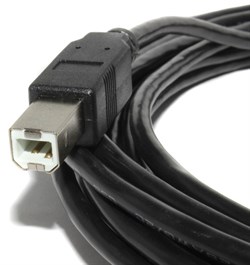 Кабель USB 2.0 (AM) - USB B (BM), 5 метров, для принтера, сканера