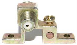 Переходник (адаптер) F "гнездо" - F "гнездо", с креплением