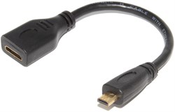Переходник (кабель) Mini HDMI "мама" - Micro HDMI "папа", 0.1 м