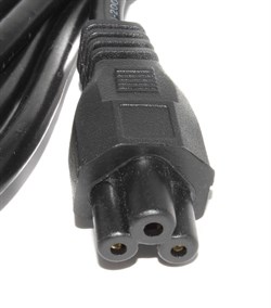 Кабель питания для ноутбука, с заземлением, 1.5 м, IEC C5 3 pin