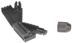 Разъём SCART "мама" ("гнездо"), для установки на кабель, под пайку