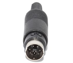 Разъем Mini DIN 7 pin "штекер" / "папа", на кабель