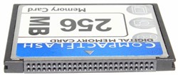 Карта памяти CompactFlash (CF), 256 Mb (0.256 Gb), 133X