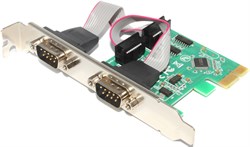 Контроллер (переходник, адаптер) PCI-E - 2 x COM (DB9, RS232)