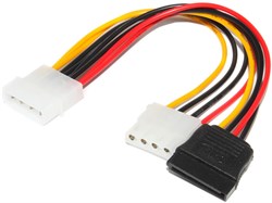 Кабель питания (переходник) Molex IDE 4Pin - SATA / Molex