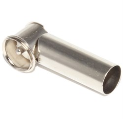 Переходник для автомобильной антенны "Европа" (штекер) - "Азия" (гнездо), угловой