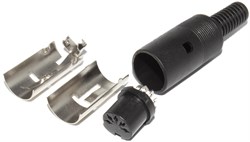 Разъём DIN 5 pin (5/180°) "гнездо" / "мама", на кабель