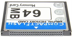 Карта памяти CompactFlash (CF), 0.063 Gb (64 Mb)