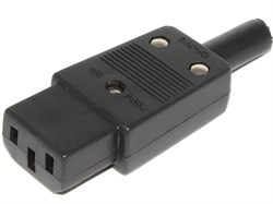Разъём питания IEC 320 C13 "гнездо", на кабель