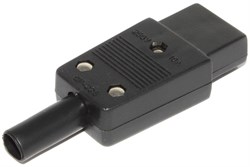 Разъём питания IEC 320 C13 "гнездо", на кабель
