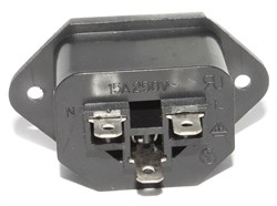 Разъём питания IEC 320 C13 "гнездо", на корпус