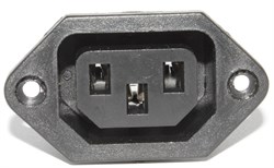 Разъём питания IEC 320 C13 "гнездо", на корпус