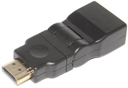 Переходник угловой (поворотный) HDMI "мама" - HDMI "папа", 360 градусов