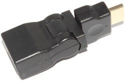 Переходник угловой (поворотный) HDMI "мама" - HDMI "папа", 360 градусов