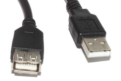 Кабель - удлинитель USB 2.0, USB A(m) - USB A(f), вилка - розетка, 1.8 м