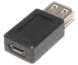 Переходник (адаптер) Micro USB "мама" - USB A (AF) "мама"