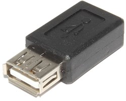 Переходник (адаптер) Micro USB "мама" - USB A (AF) "мама"