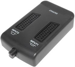 Разветвитель (переключатель) SCART - 2 x SCART, с кнопкой