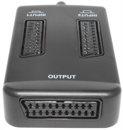 Разветвитель (переключатель) SCART - 2 x SCART, с кнопкой