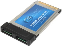 Переходник (контроллер) PCMCIA - 2 x SATA, WF-100