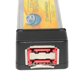 Переходник (контроллер) ExpressCard - 2 x eSATA, Sil3132