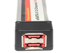 Переходник (контроллер) ExpressCard - 2 x eSATA II, APIOTEK