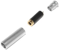 Разъём Mini Jack 3.5 мм, 4 pin (4 контакта), "мама", на кабель, под пайку