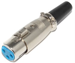 Разъём XLR 3P (3 Pin), "мама" ("гнездо"), на кабель