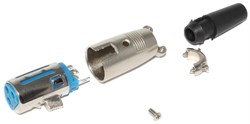 Разъём XLR 3P (3 Pin), "мама" ("гнездо"), на кабель