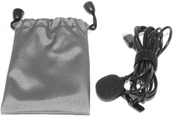 Репортёрский микрофон - прищепка (петличка) с разъёмом USB Type C