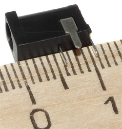 Разъём питания 3.5 x 1.3 мм "гнездо", под пайку