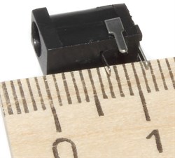 Разъём питания 3.5 x 1.0 мм "гнездо", под пайку