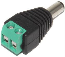 Разъём питания (штекер) 5.5 x 2.5 x 14.0 мм, с клеммной колодкой